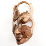 This beautiful hand-carved wooden African Venetian Mask is simply breathtaking. Carved with such detail and patience, this will certainly become a feature in any room. Perfect Gift