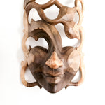 This beautiful hand-carved wooden African Venetian Mask is simply breathtaking. Carved with such detail and patience, this will certainly become a feature in any room. Perfect Gift