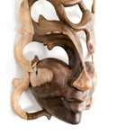 This beautiful hand-carved wooden African Venetian Mask is simply breathtaking. Carved with such detail and patience, this will certainly become a feature in any room. Perfect Gift