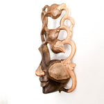 This beautiful hand-carved wooden African Venetian Mask is simply breathtaking. Carved with such detail and patience, this will certainly become a feature in any room. Perfect Gift