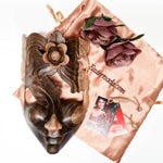 This beautiful hand-carved wooden African Venetian Mask is simply breathtaking. Carved with such detail and patience, this will certainly become a feature in any room. Perfect Gift