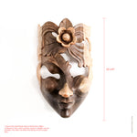 This beautiful hand-carved wooden African Venetian Mask is simply breathtaking. Carved with such detail and patience, this will certainly become a feature in any room. Perfect Gift
