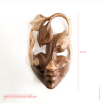 This beautiful hand-carved wooden African Venetian Mask is simply breathtaking. Carved with such detail and patience, this will certainly become a feature in any room. Perfect Gift