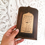 Antique Style Golden Door - Handmade Carved Wooden Wall Art Gift easternada