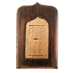 Antique Style Golden Door - Handmade Carved Wooden Wall Art Gift easternada