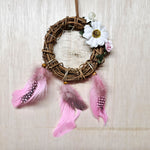 Pink Dream Catcher Decoration Wall Hanging Unique Gift