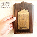 Antique Style Golden Door - Handmade Carved Wooden Wall Art Gift easternada