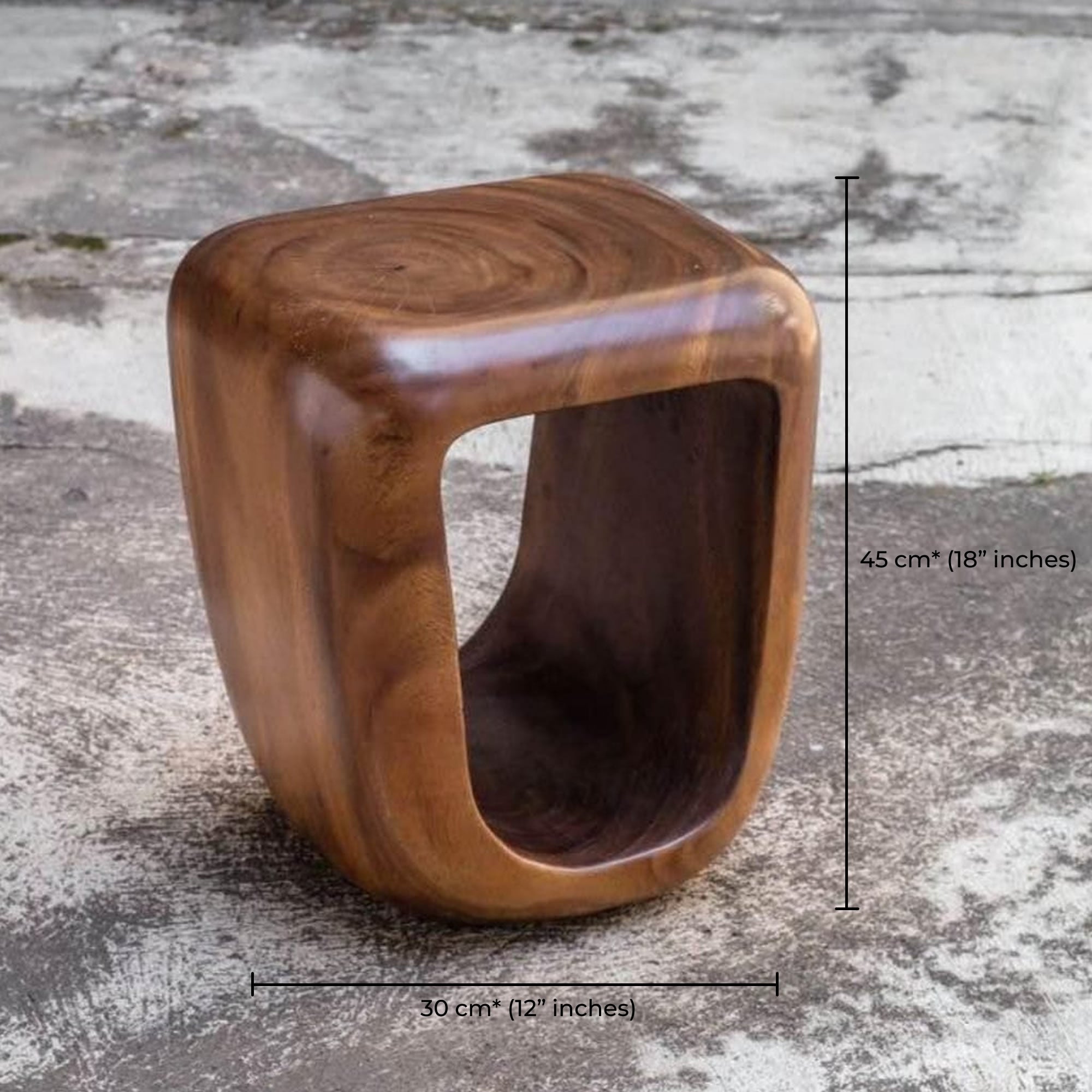 Designer Furniture Solid Teakwood Stool Side Corner Table Coffee Table Easternada