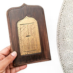 Antique Style Golden Door - Handmade Carved Wooden Wall Art Gift easternada