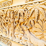 Hand Carved Teakwood Decorative Wall Art Sculpture Ram Sita Hindu Mandir