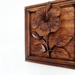 A perfect gift for a loved one. Hand Carved Teak Wood Flower. Simply Stunning