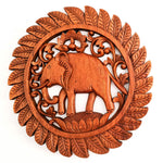 Jungle African Elephant Hand Carved Wooden Wall Art Decoration Panel Sculpture Nature - Easternada A perfect Gift idea