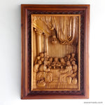 Hand Carved Wooden Lord Jesus - Religious Vatican Christian Art Sculpture Leonardo Da Vinci