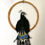 Peacock - Bohemian Feather Macramé Hanging Dream Catcher Large