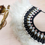 Bohemian Style Feather Sea Shells Handmade Decorative Costume Macrame Necklace Jujuhat - Easternada