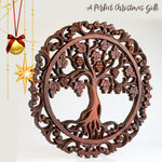 Handmade Carved Wooden Decorative Art Panel Tree of Love