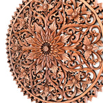 Hand Carved Wooden Wall Art Tree of Life Headboard Decoration - A Perfect Gift Mandala