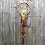 Peacock - Bohemian Feather Macrame Hanging Dream Catcher Large