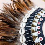 Bohemian Style Feather Sea Shells Handmade Decorative Costume Macrame Necklace Jujuhat - Easternada