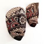 Hand Carved Hand Painted Batik Mask - Decorative Wall Art Perfect Gift Sculpture