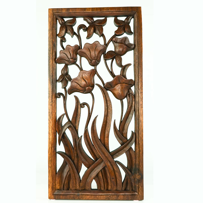 Lilies in Bloom Rectangular Panel - Easternada